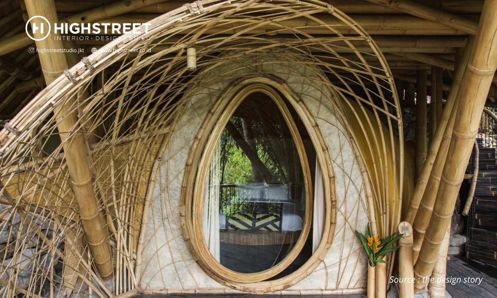 Traditional Design Style Inspirations, Unique Bamboo Houses in Bali